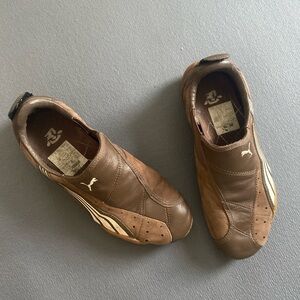 Puma mostro Brown leather sneaker